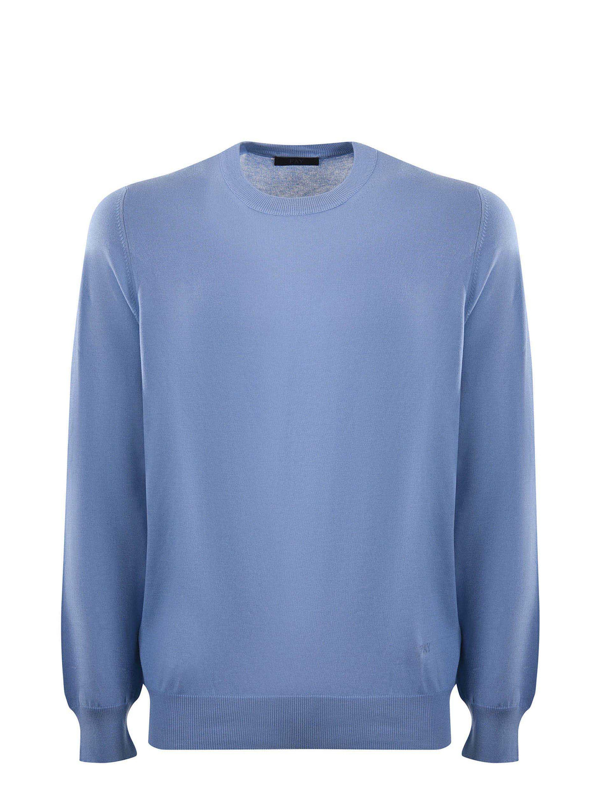 FAY Sweaters NMMC150171T OHPU601 Powder blue