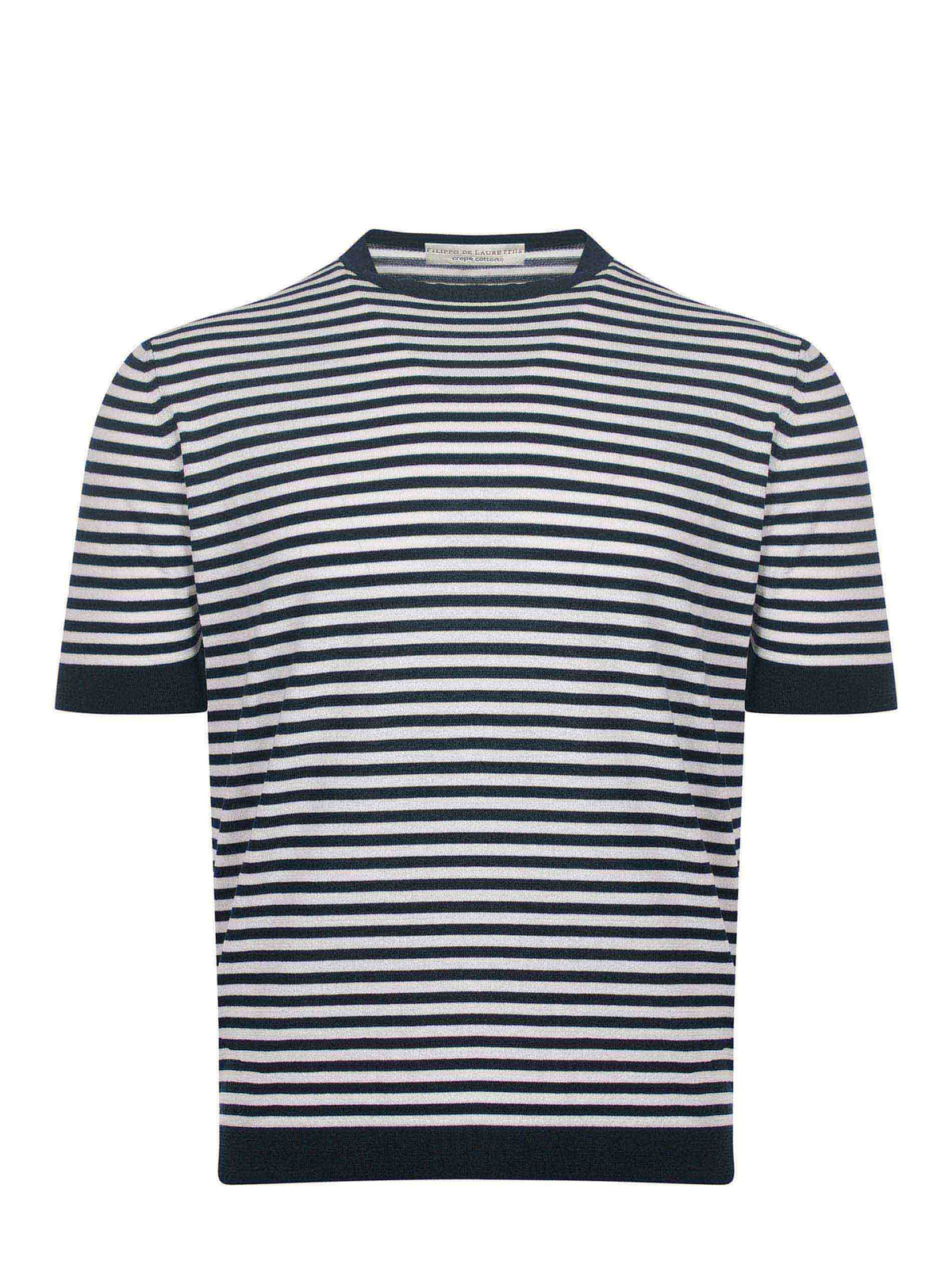 FILIPPO DE LAURENTIS T-shirt TS0MC CR14R1-8902 White blue