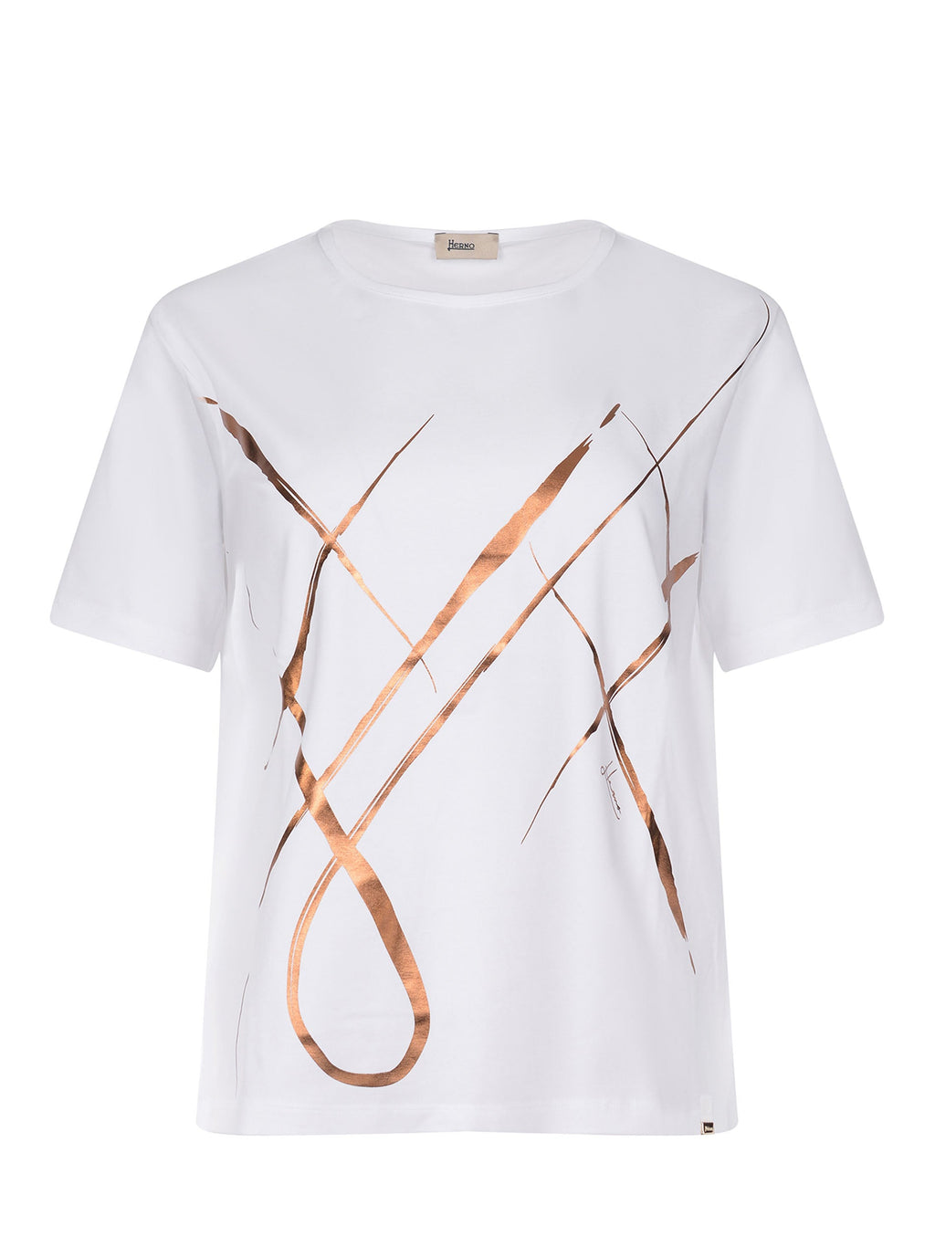 HERNO T-shirt JG000277D 52009-1081 White