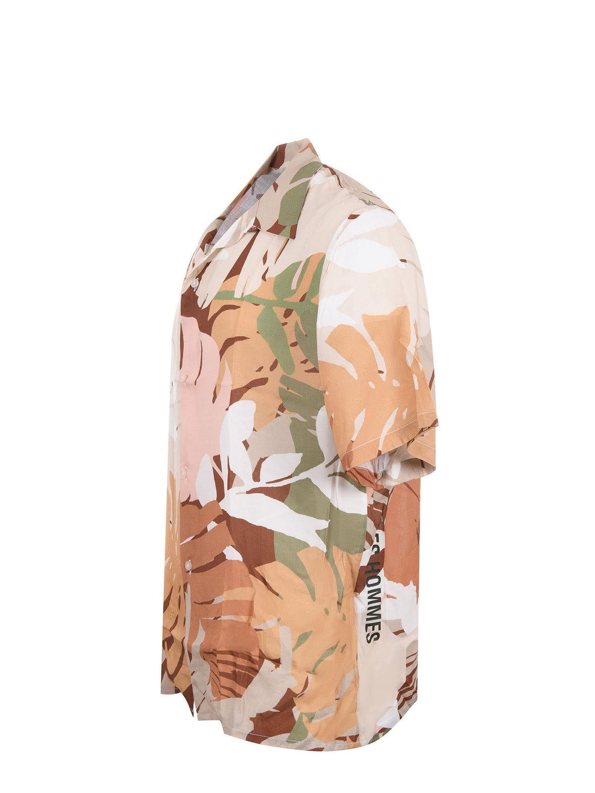 LES HOMMES Shirts L05014 PATTERN Beige/brown