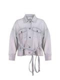 SOLOTRE Jackets M1D0185 GREY DENIM Grey denim