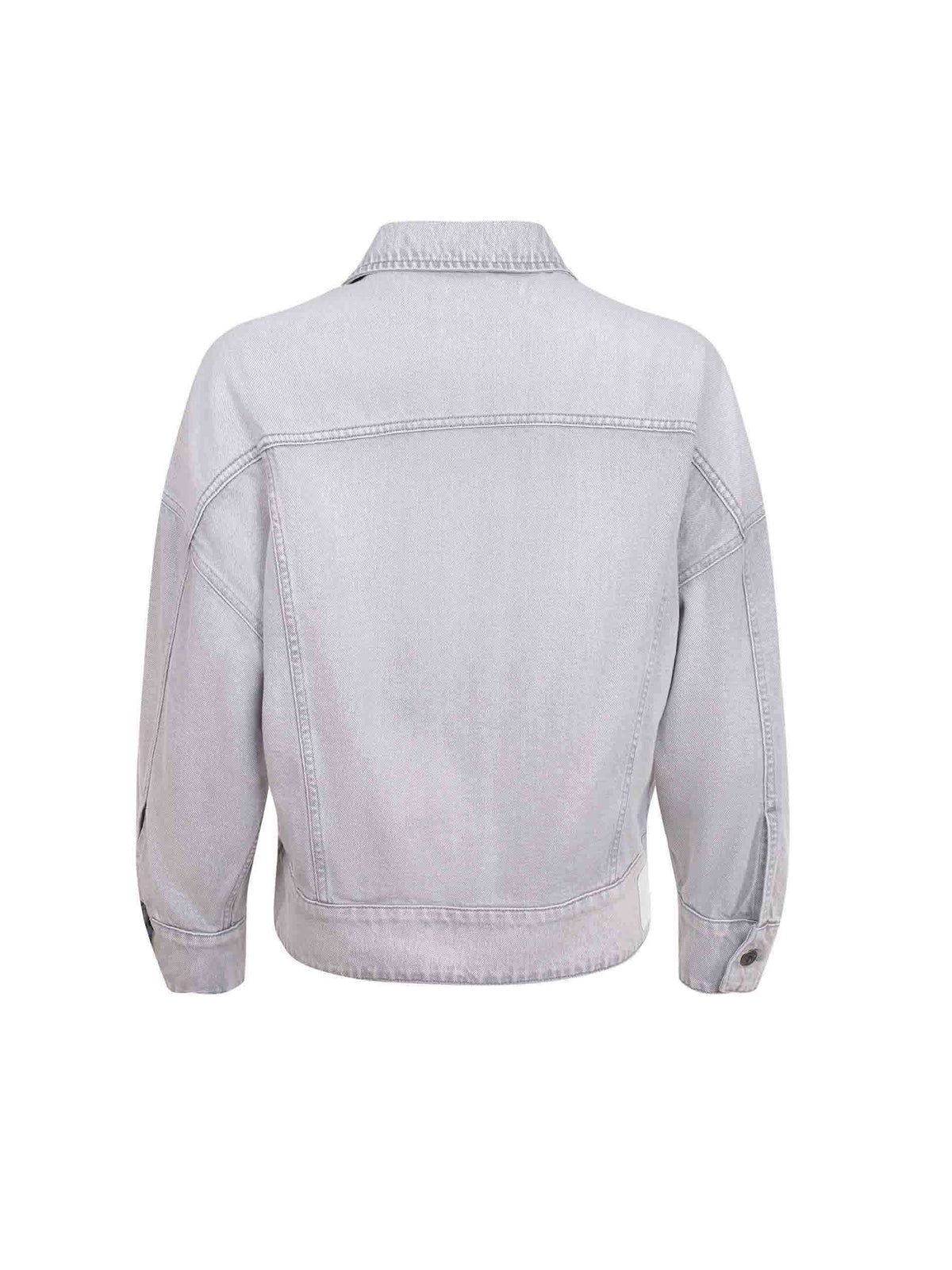SOLOTRE Jackets M1D0185 GREY DENIM Grey denim