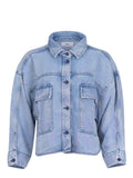 SOLOTRE Jackets M1D0198 LIGHT DENIM Light denim