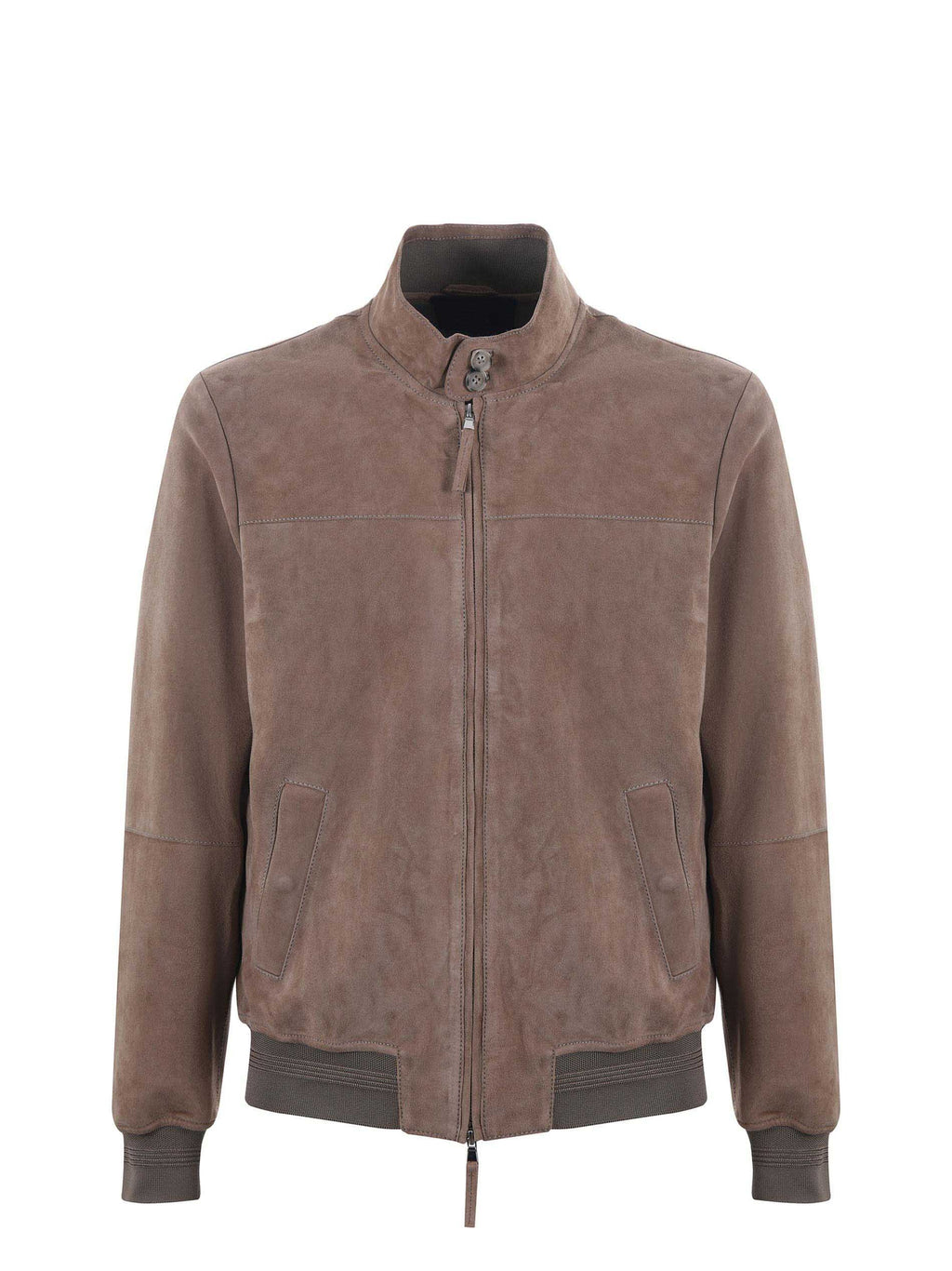 THE JACK LEATHERS Jackets MEM-SUED 11 Dove Grey