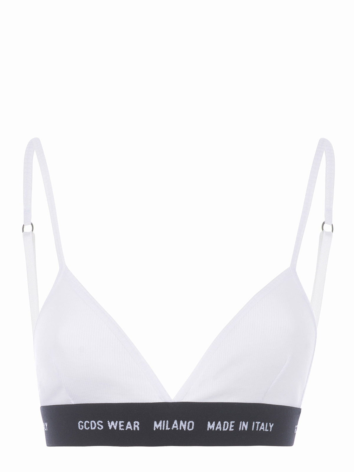 GCDS Bra SS21W010200 WHITE White