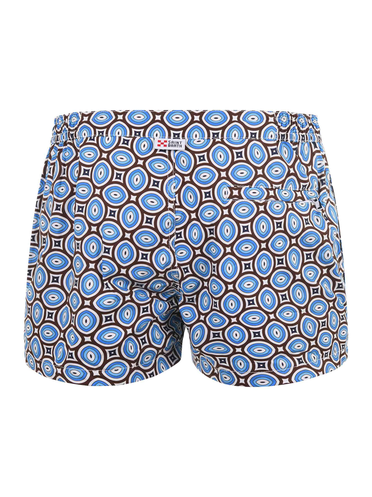 MC2 SAINT BARTH Swim Trunks HARRYS 06899D Light Blue/Brown