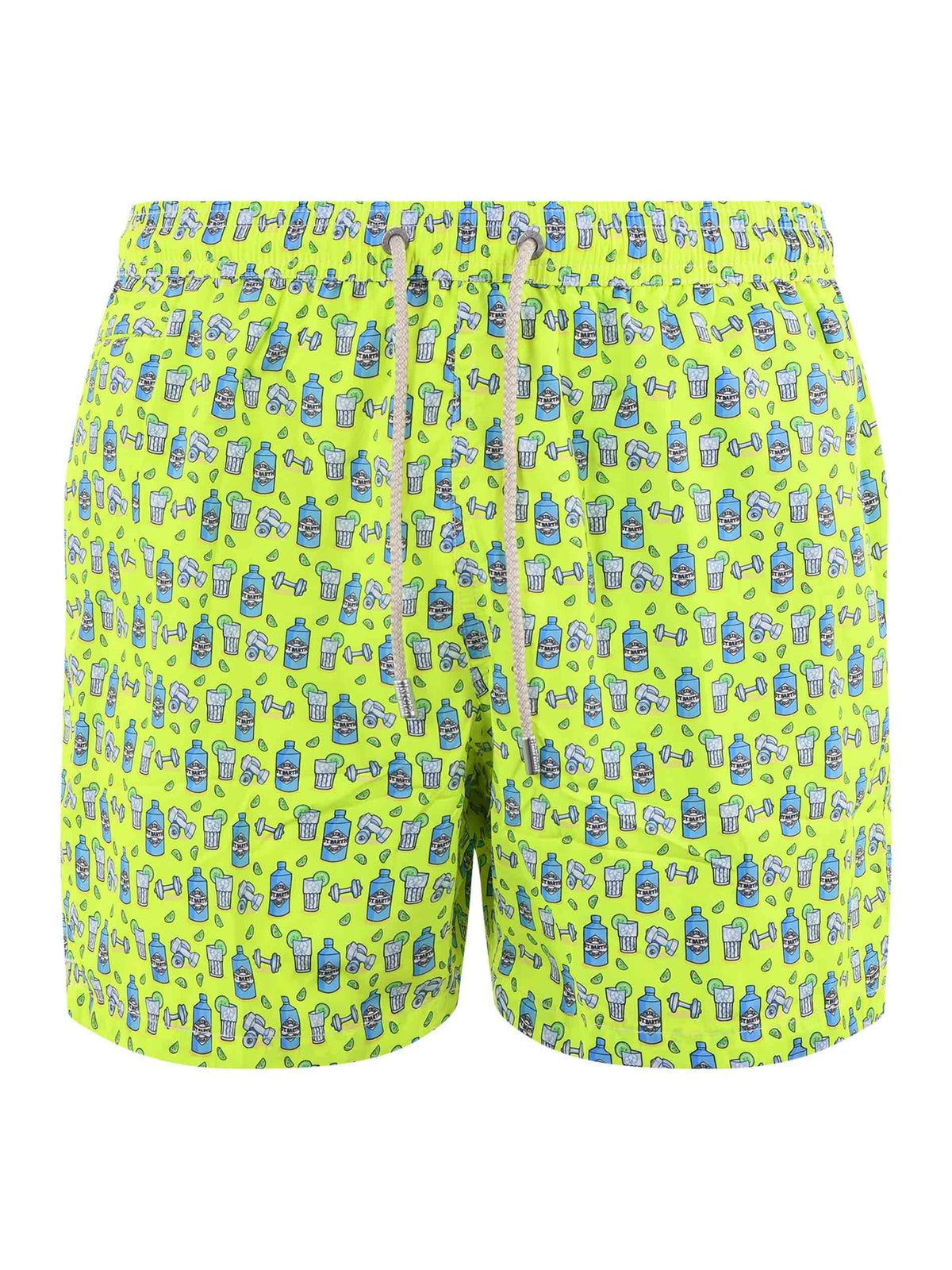 MC2 SAINT BARTH Swimwear LIGHTING MICRO 00731D Neon Yellow