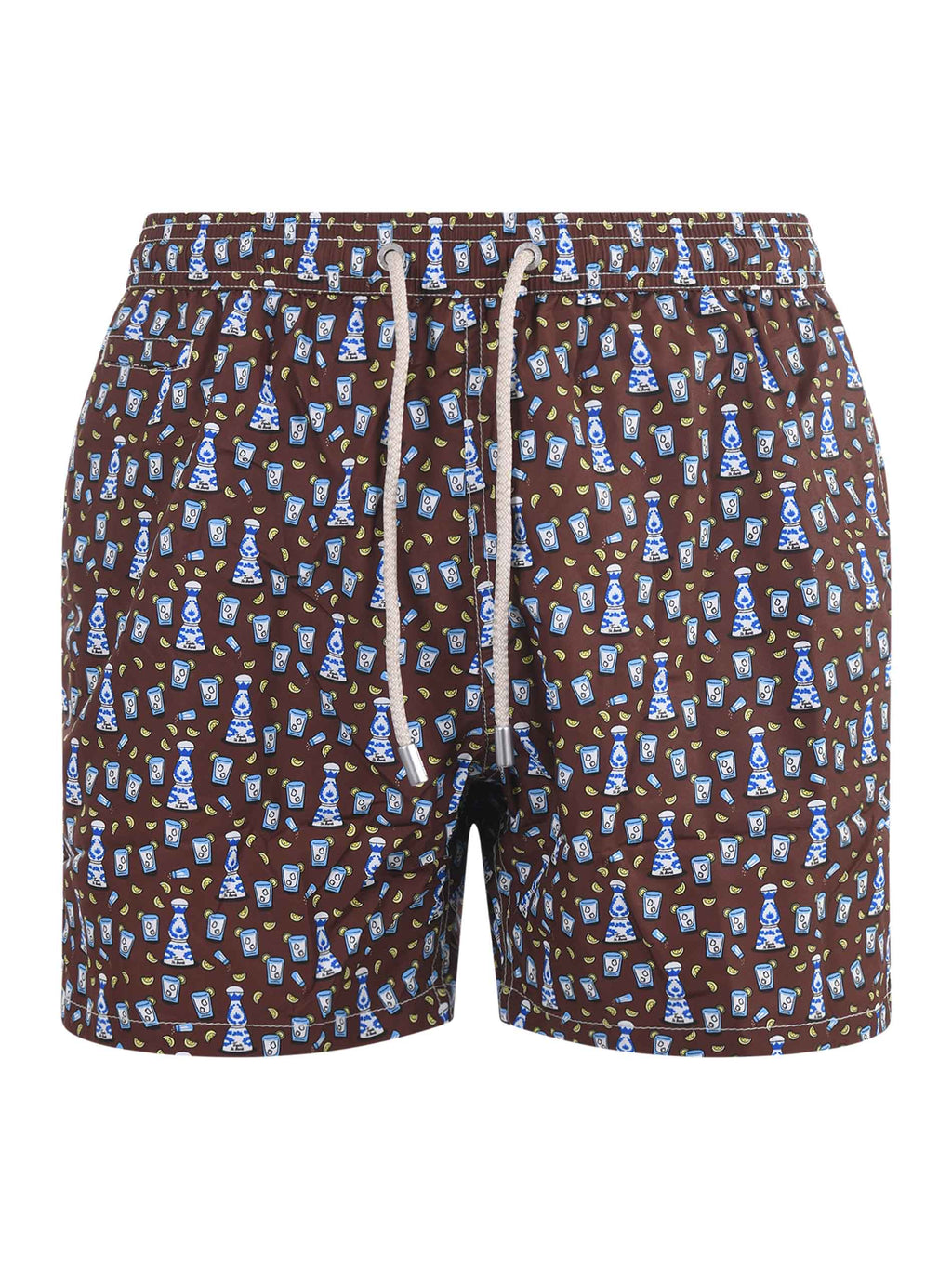MC2 SAINT BARTH Swimwear LIGHTING MICRO 06287D Brown/light blue