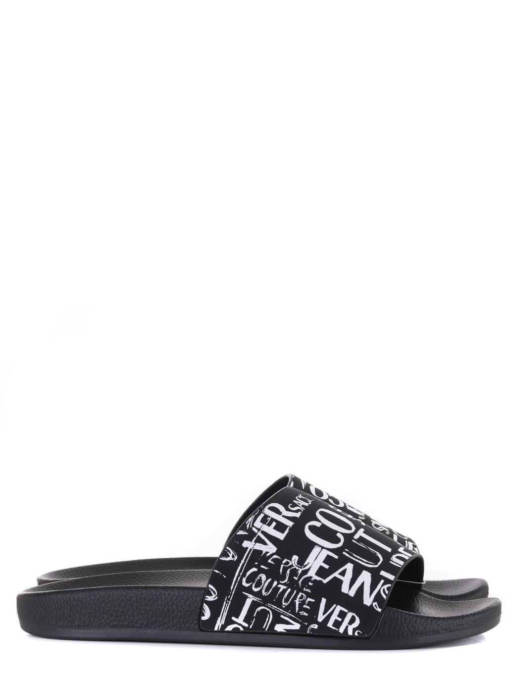 VERSACE JEANS Slides 74YA3SQ4 ZS638-L01 Black/White
