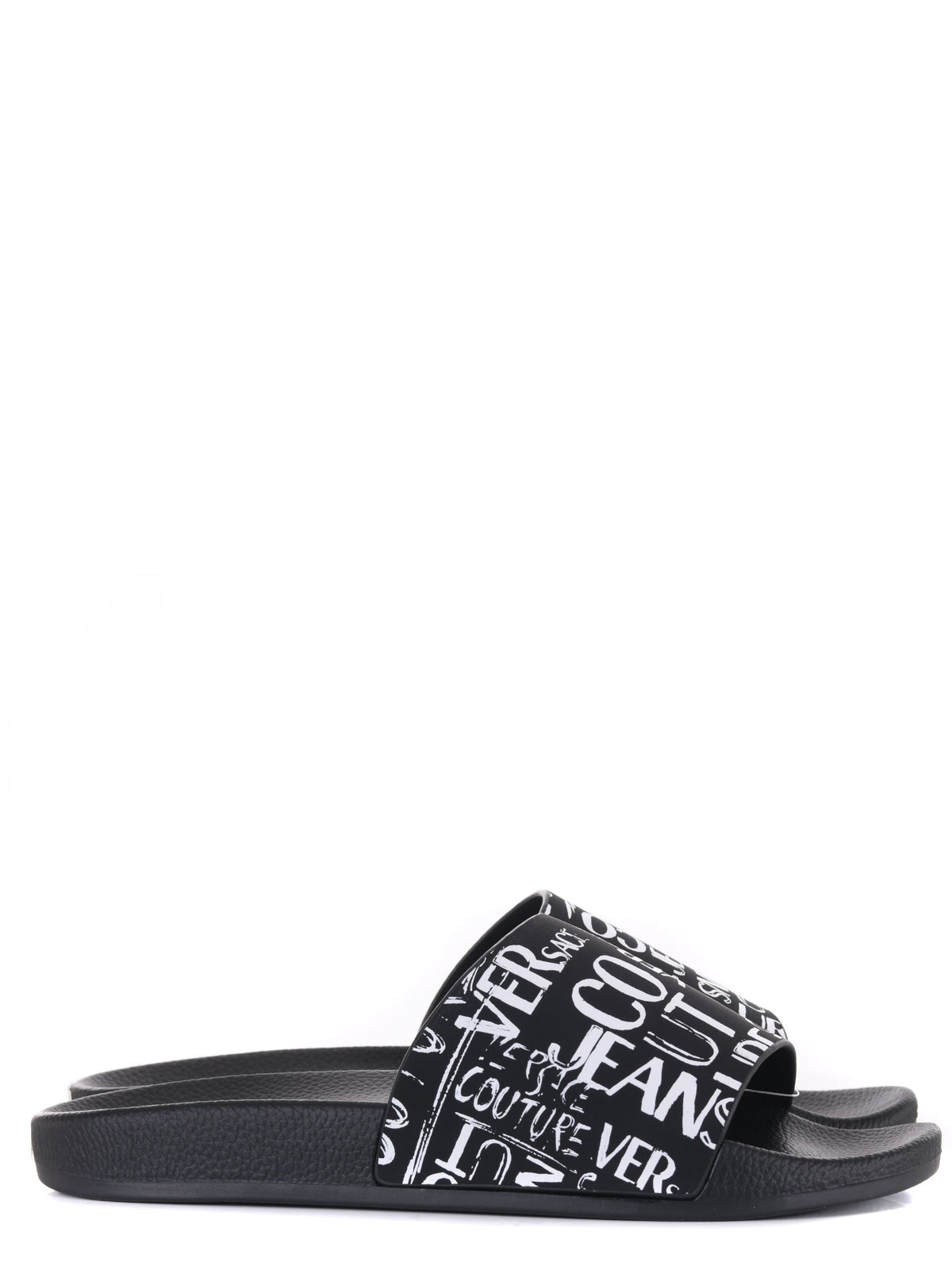 VERSACE JEANS Slides 74YA3SQ4 ZS638-L01 Black/White