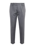YES LONDON Trousers XP3163 GREY Mélange grey