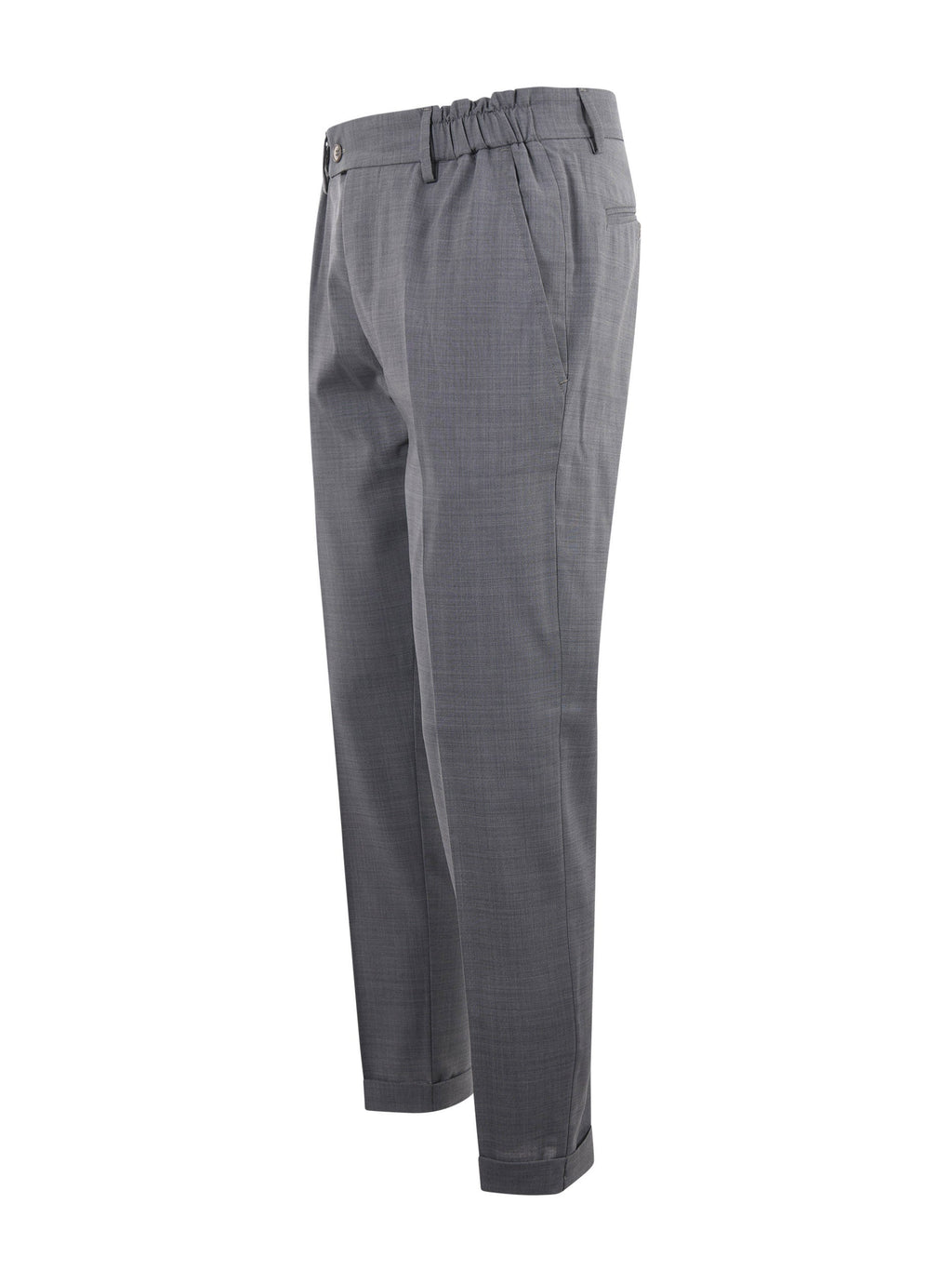 YES LONDON Trousers XP3163 GREY Mélange grey