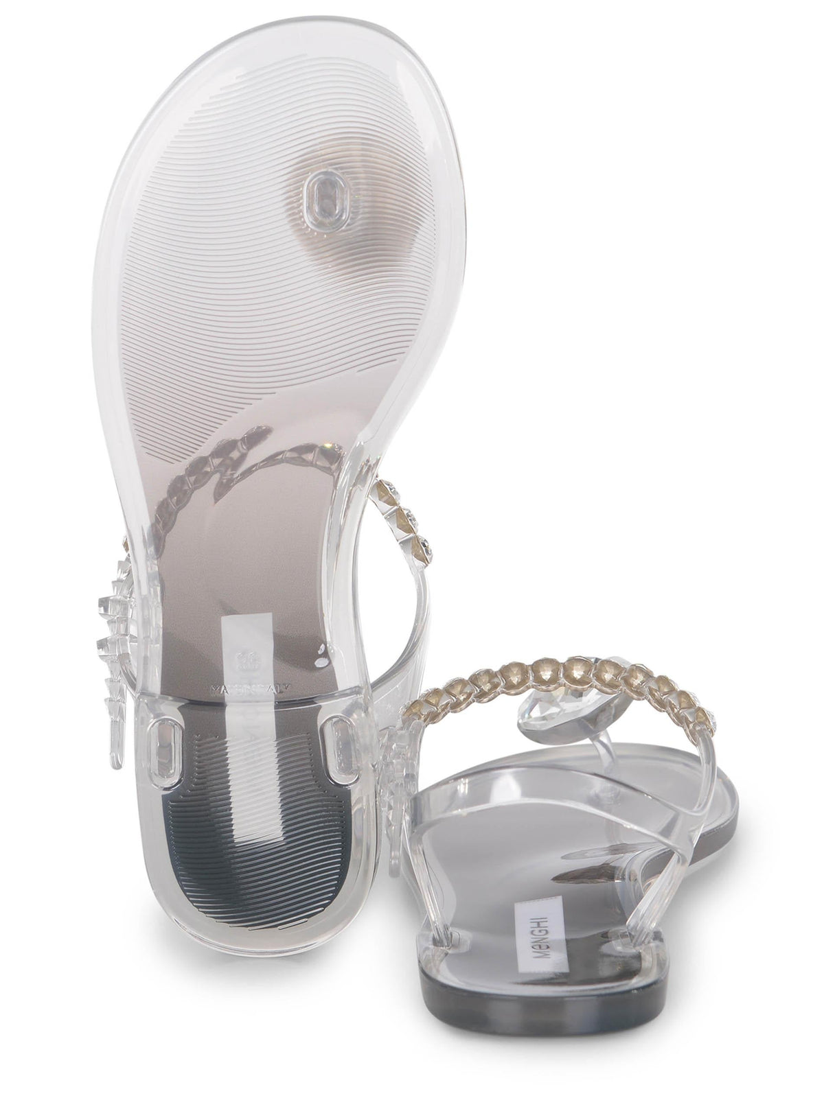 MENGHI Sandals 727-SW CRYSTAL Silver