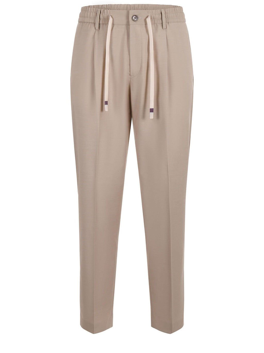 D.A. DANIELE ALESSANDRINI Trousers PL0008 PL0101-2002 Beige