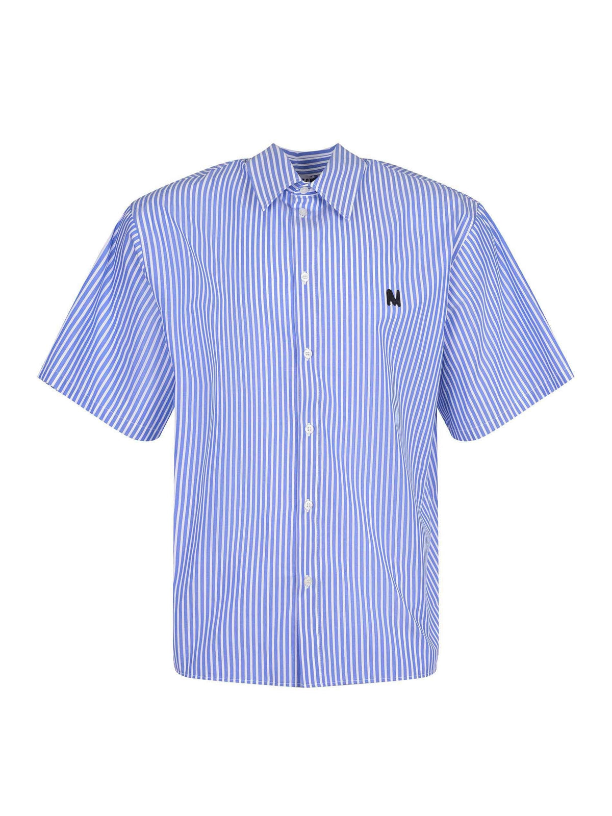 MSGM Shirts 4040ME22X 267129-84 Light blue