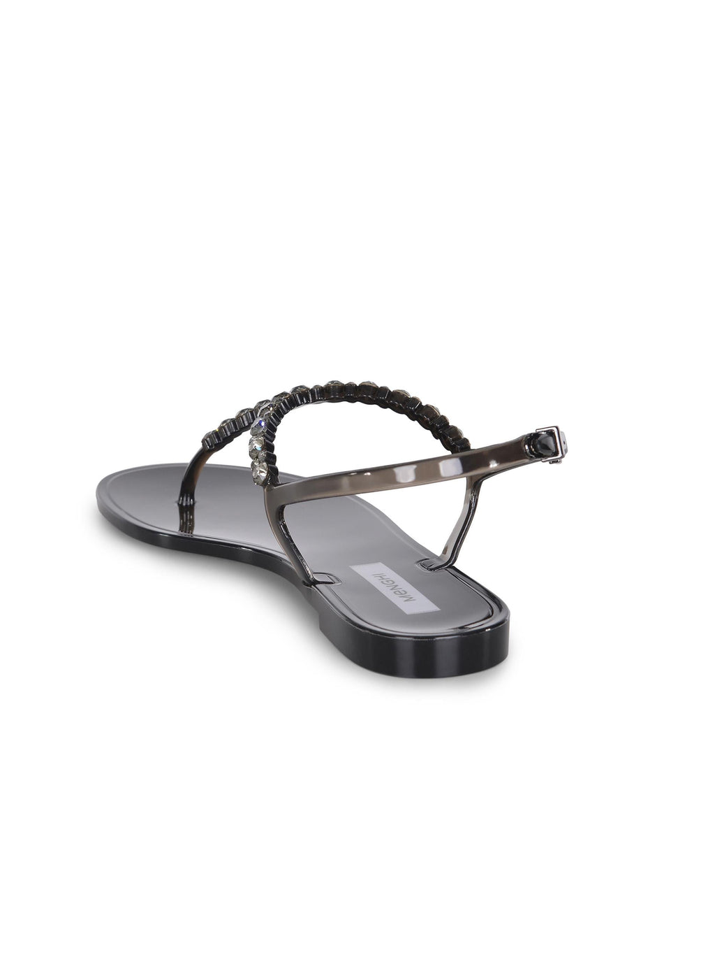 MENGHI Sandals 102-SW BLACK GEL Black