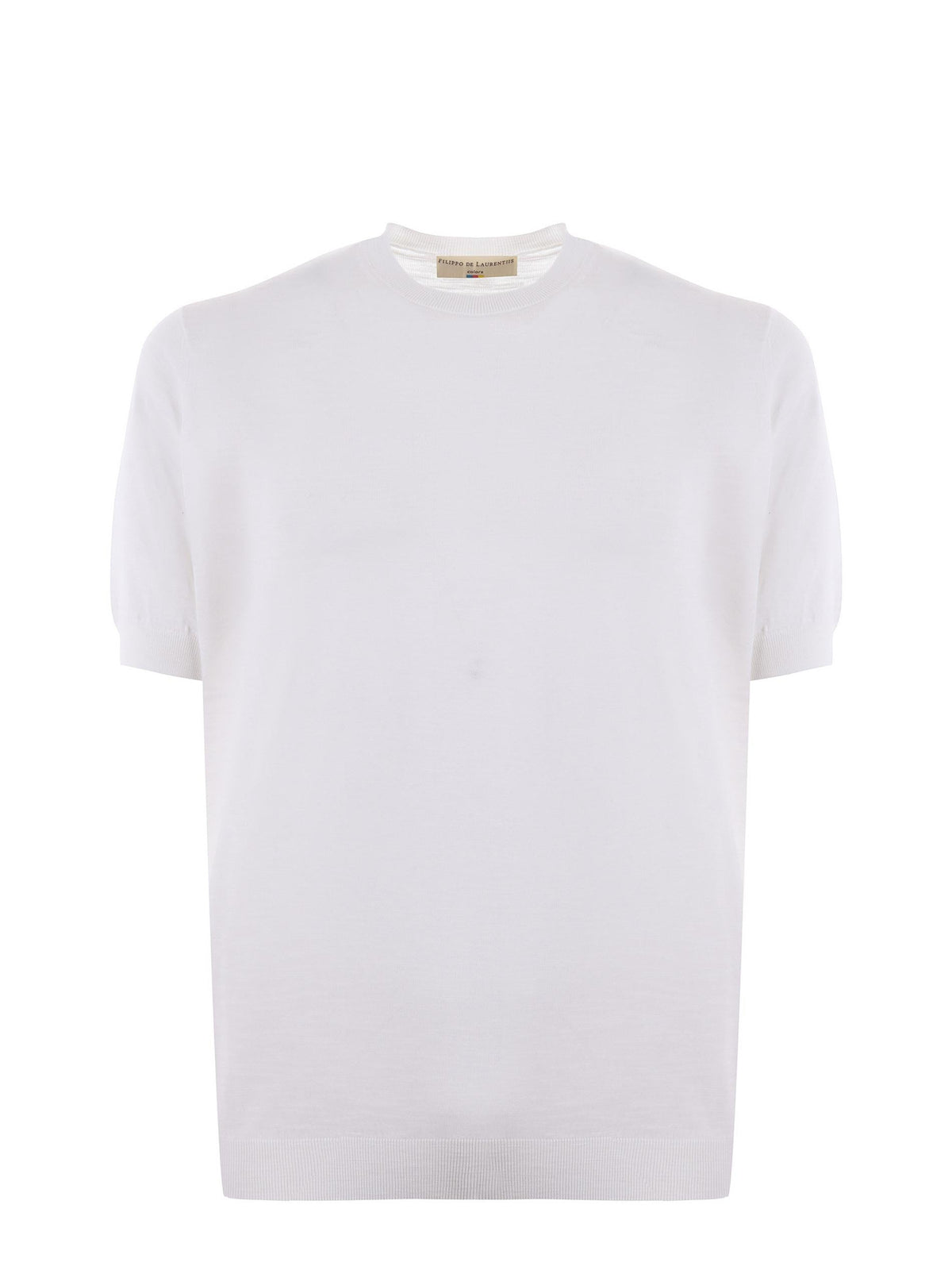 FILIPPO DE LAURENTIS T-shirt GC1MC CF18RV-U001 Milk white