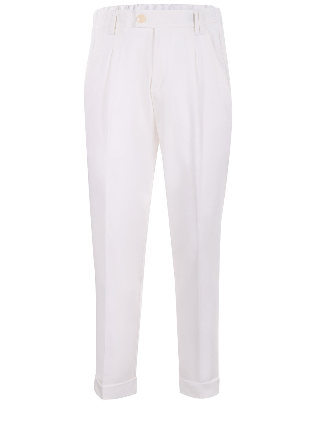 UNGARO Trousers U7089 G5417-11 Milk white