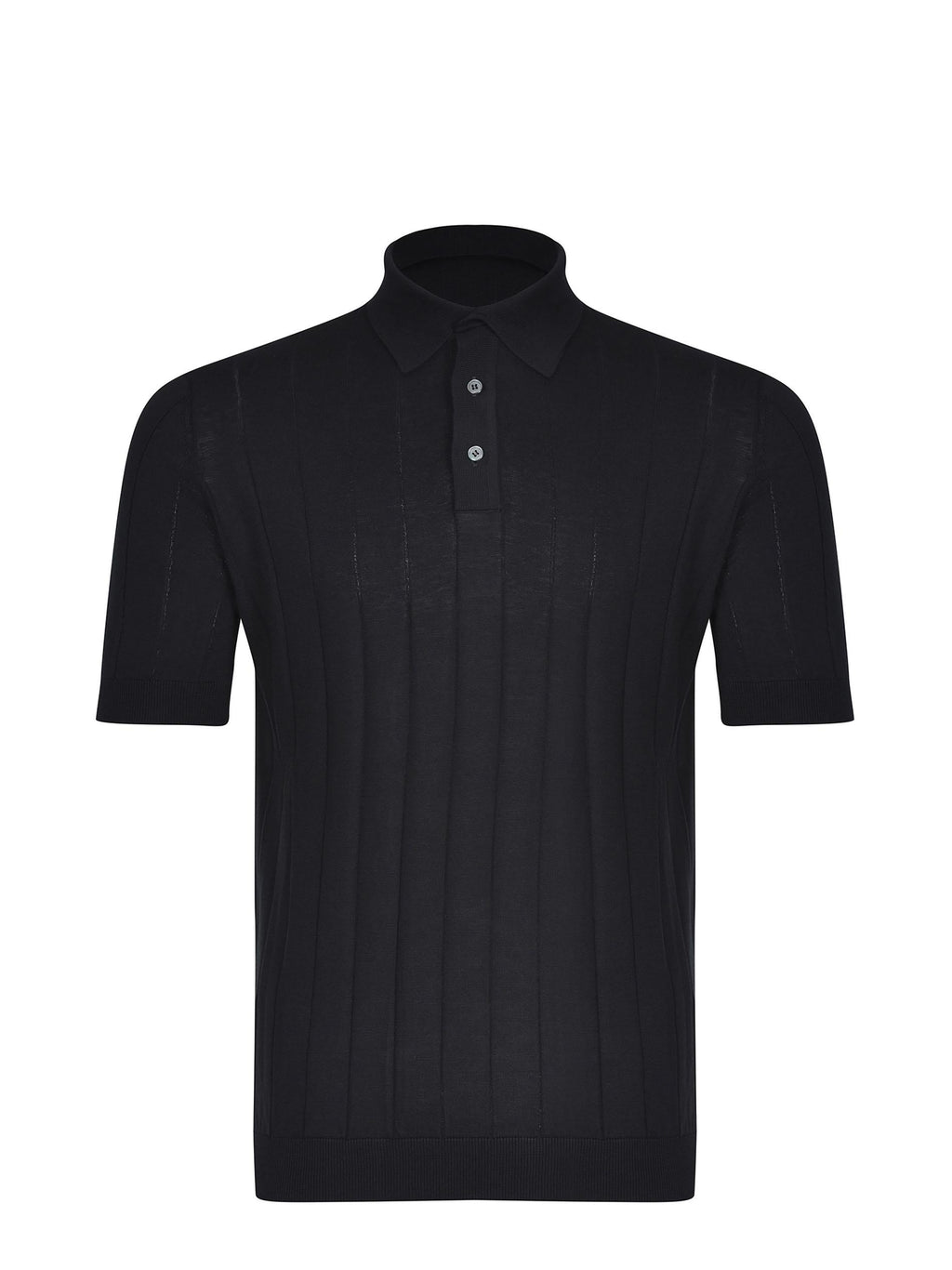 FILIPPO DE LAURENTIS Polo PL1MC CR14C-990 Black