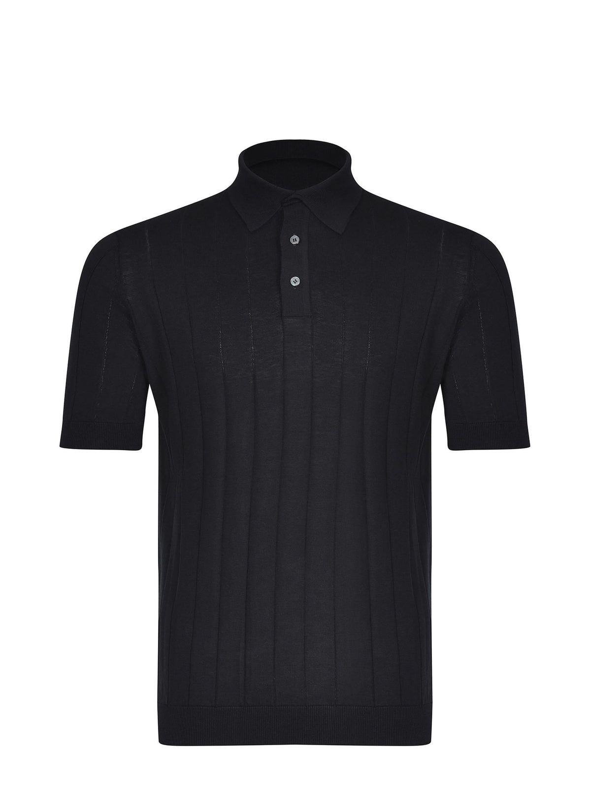 FILIPPO DE LAURENTIS Polo PL1MC CR14C-990 Black