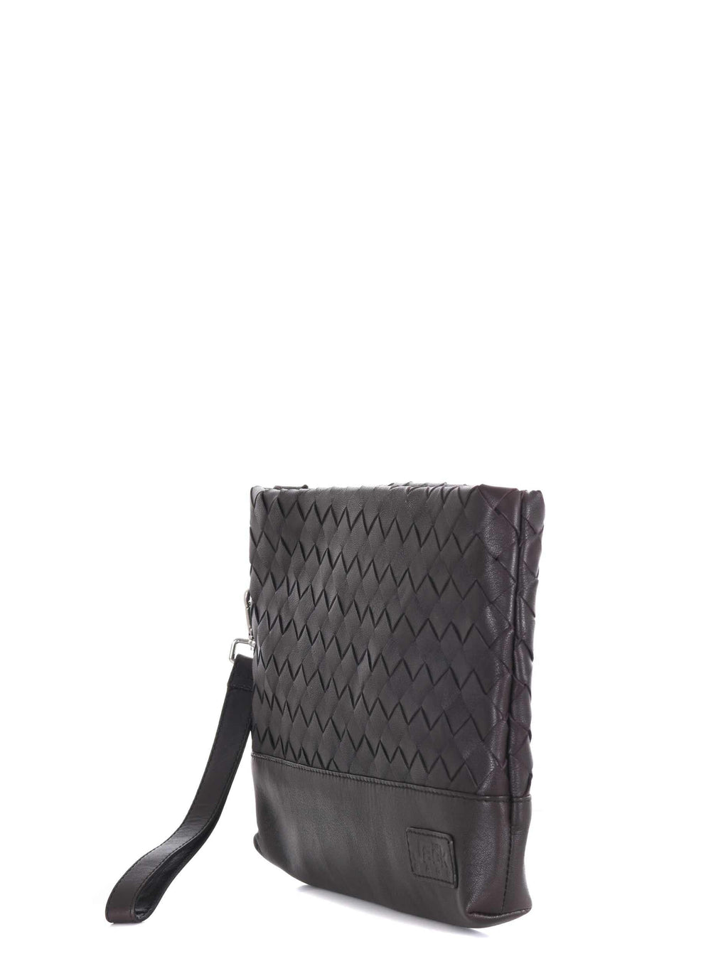 THE JACK LEATHERS Clutch CLAU-NAIN 06 Dark brown