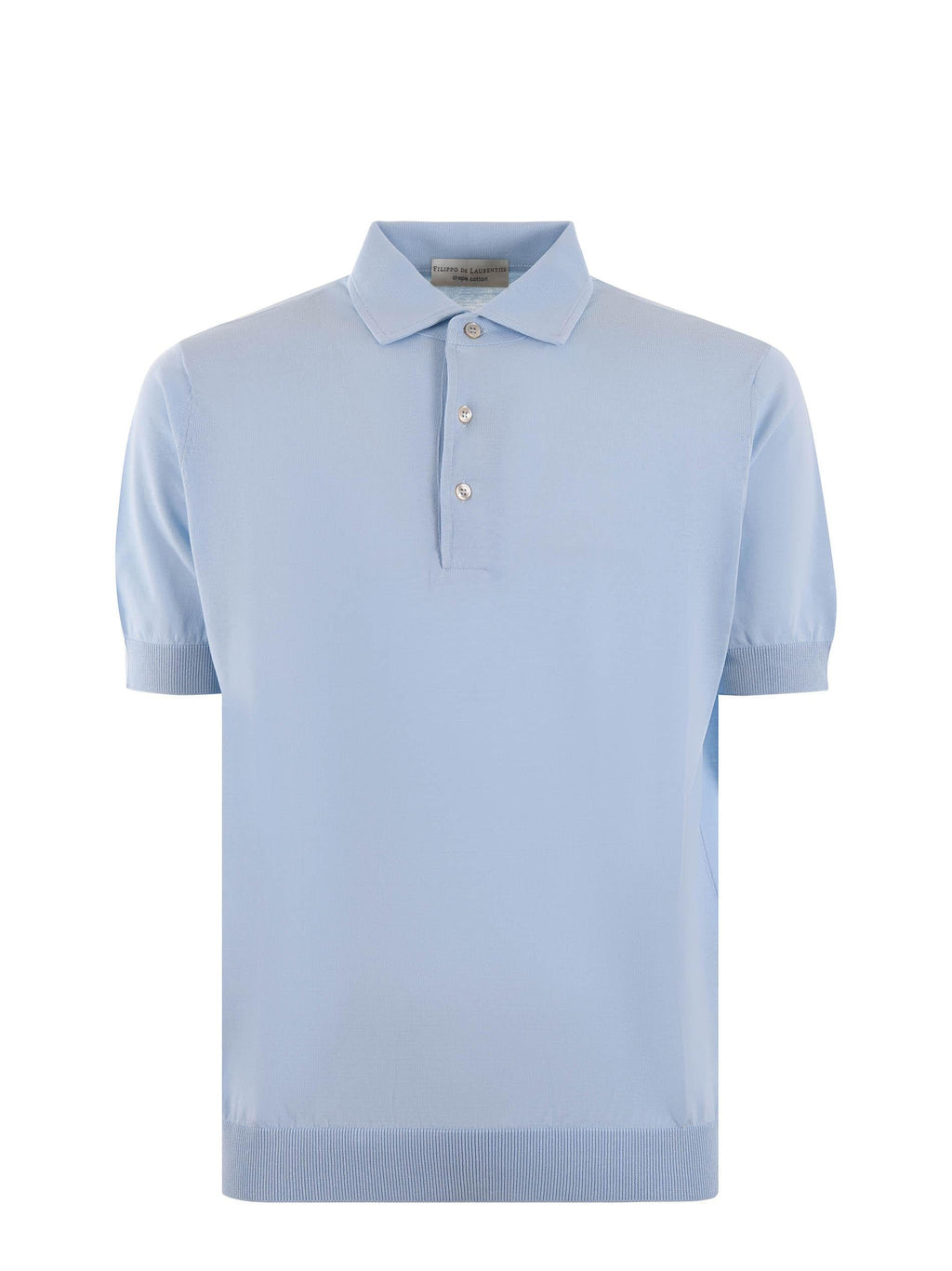 FILIPPO DE LAURENTIS Polo PL1MCPAR CR14R-800 Sky Blue