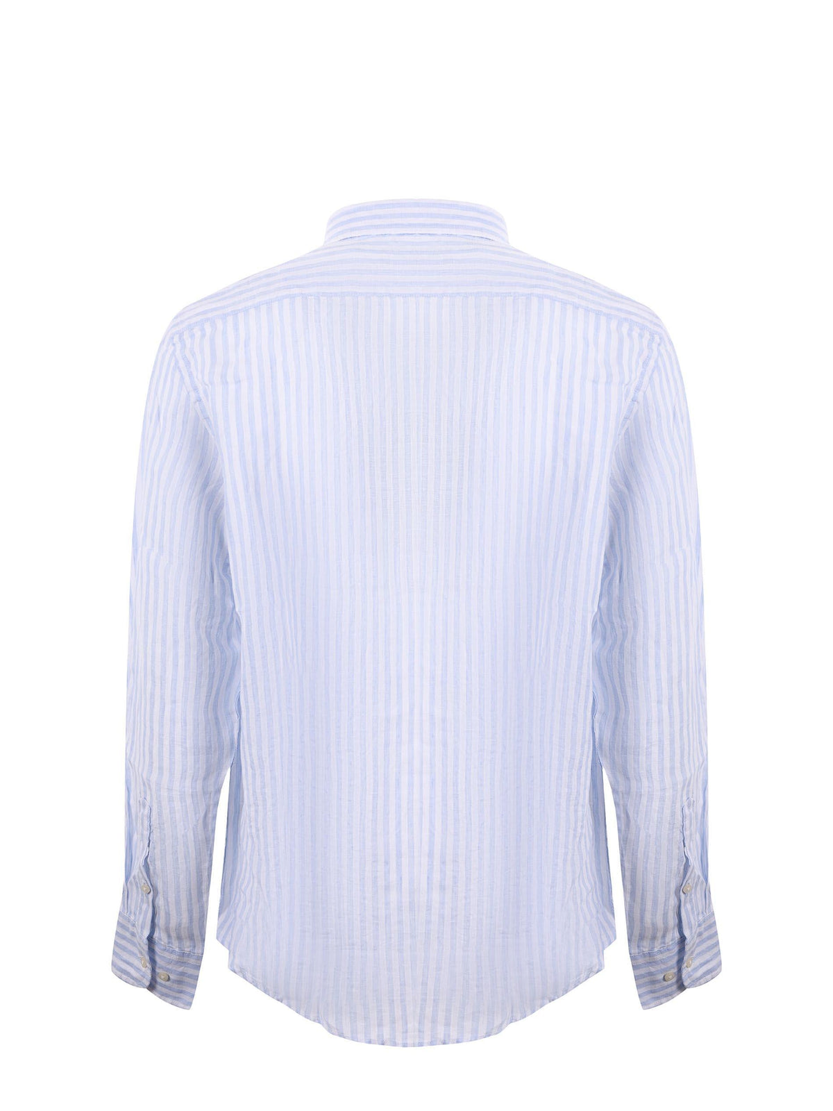 LA MARTINA Shirts MCC012-TL339 S7171 Light blue/white