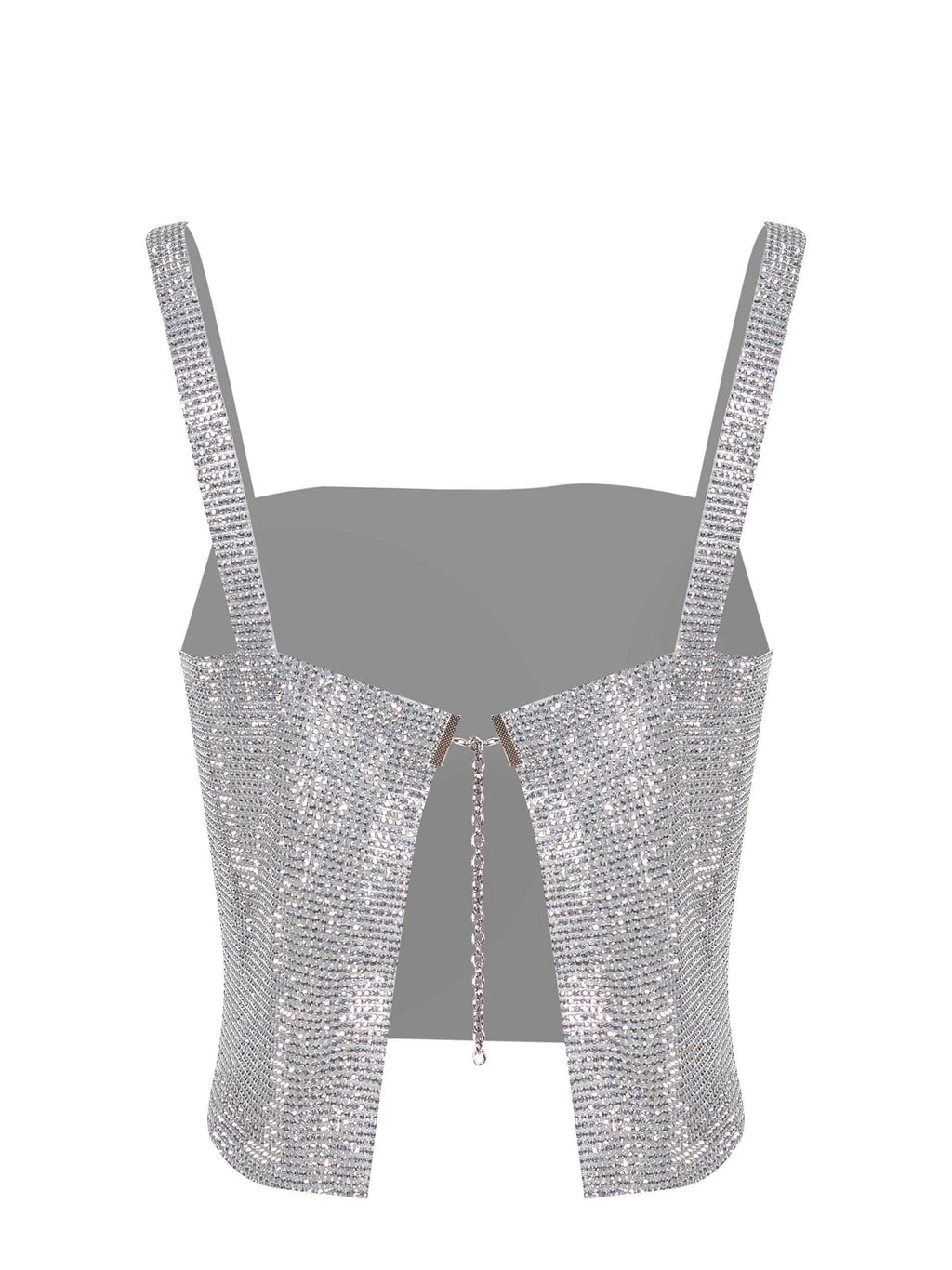 TWENTY FOURHAITCH Top A0121-NEW CETUS SILVER Silver