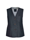 S MAXMARA Vest 2529156011600 299-001 Dark denim