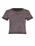 PINKO T-shirt 107311-A3H5 L72 Dark brown