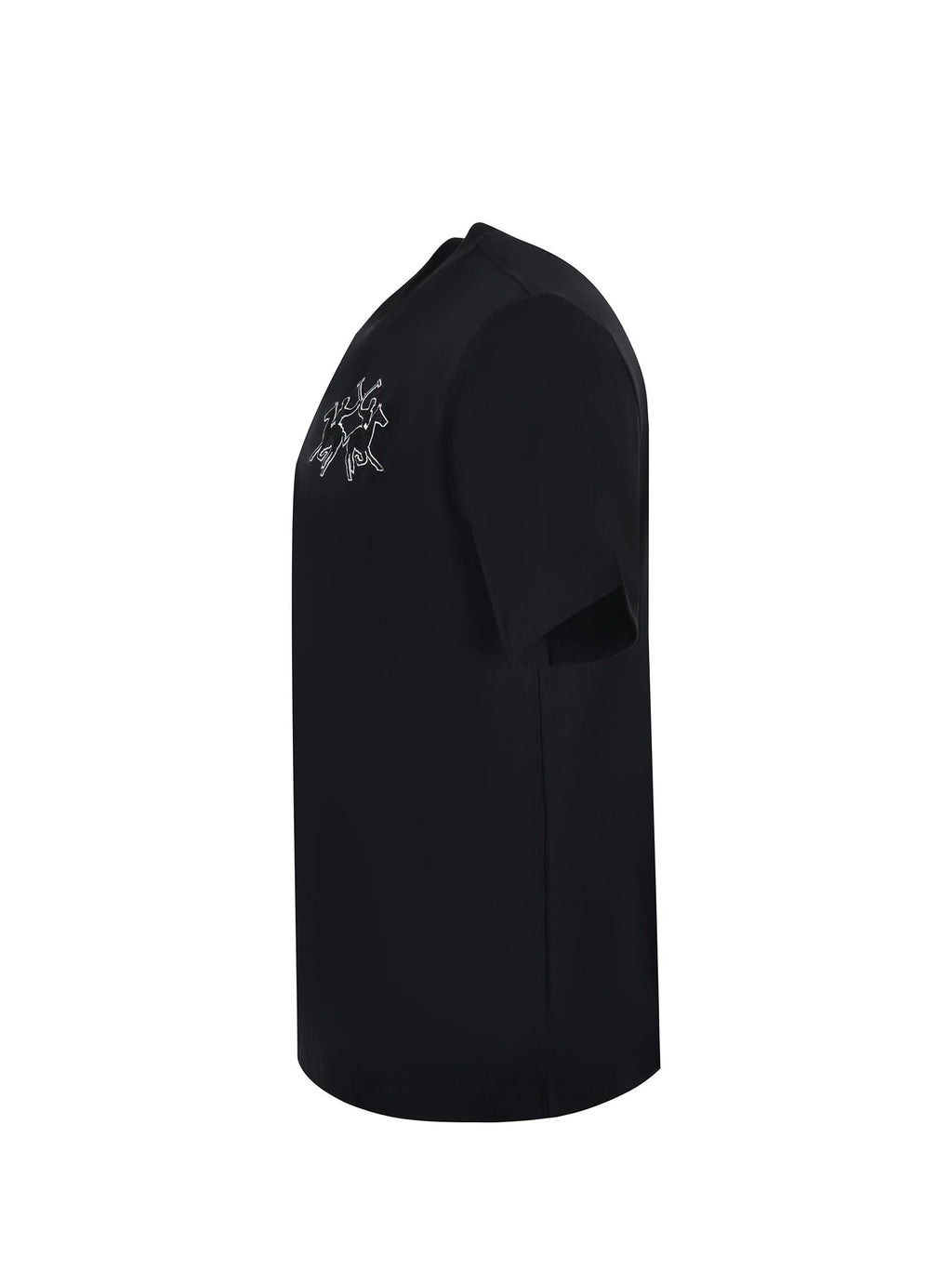 LA MARTINA T-shirt MCR008-JS409 09999 Black