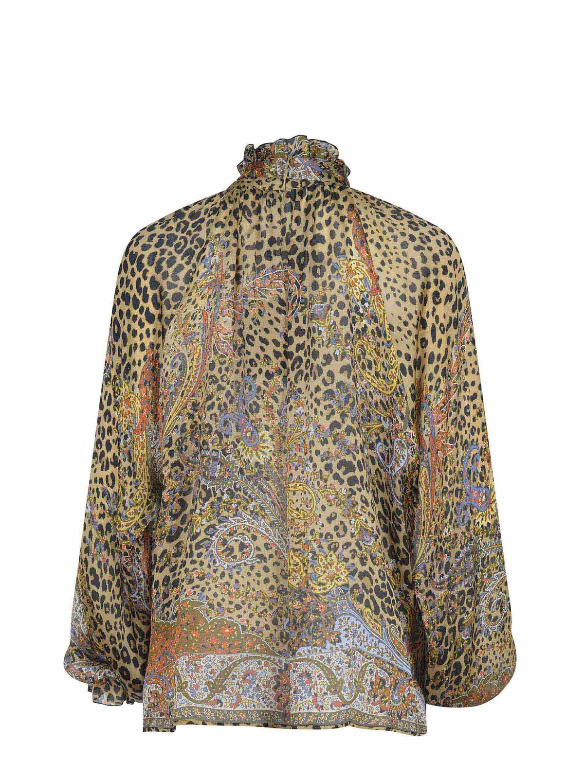 ETRO Blouse WRJA0157 AKH77-X0826 Leopard Print