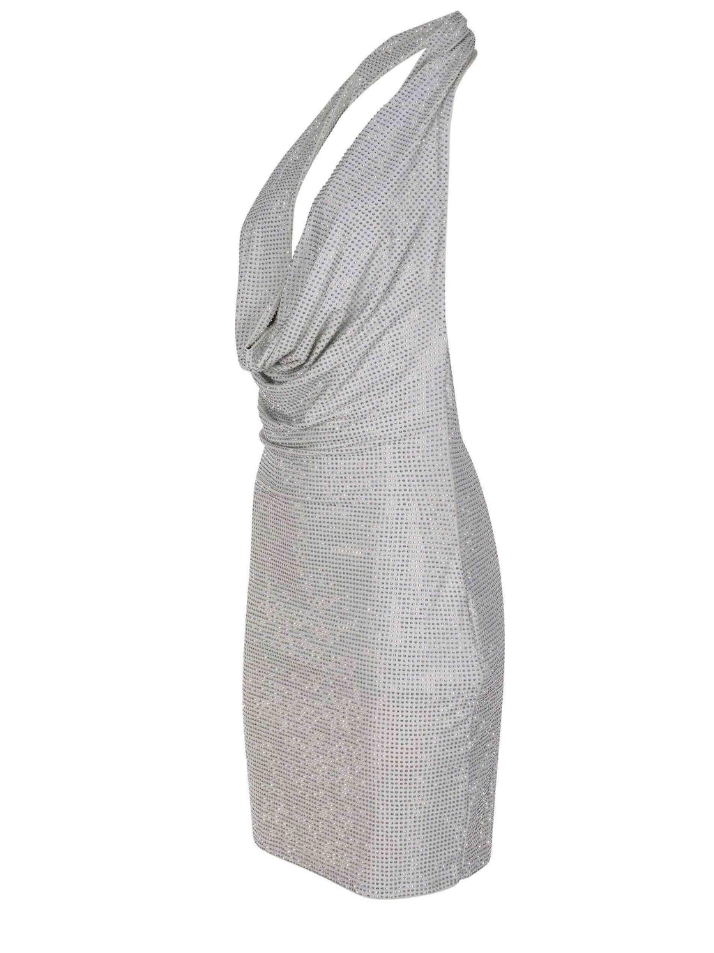 TWENTY FOURHAITCH Dresses A0127-KUTA SILVER Silver