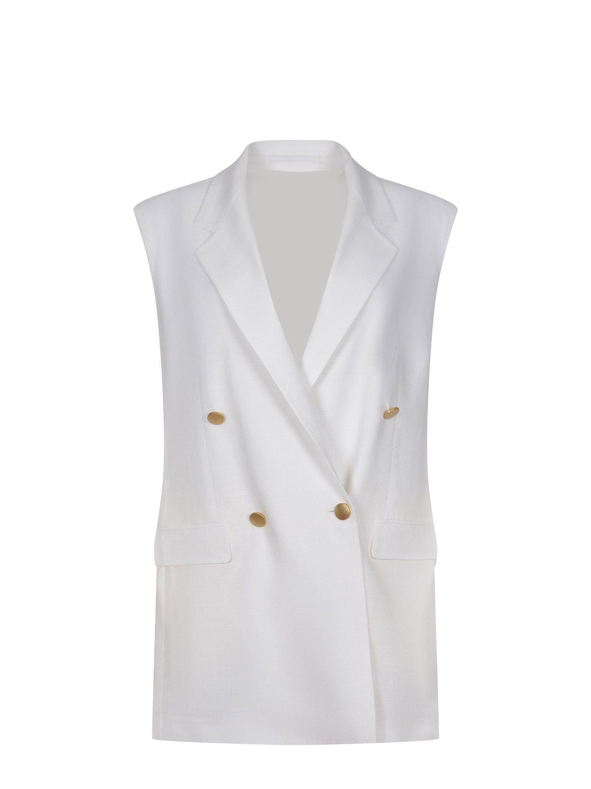 TAGLIATORE J-BERNICE Waistcoat 340159-EX813 White