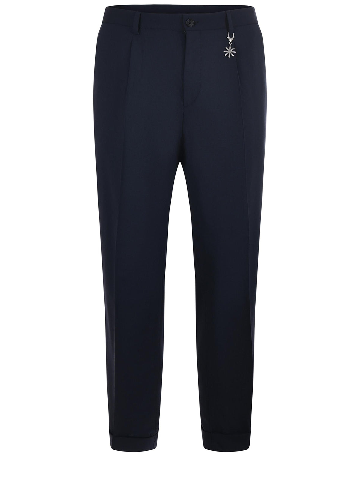 MANUEL RITZ Trousers P1658 260000-89 Dark blue