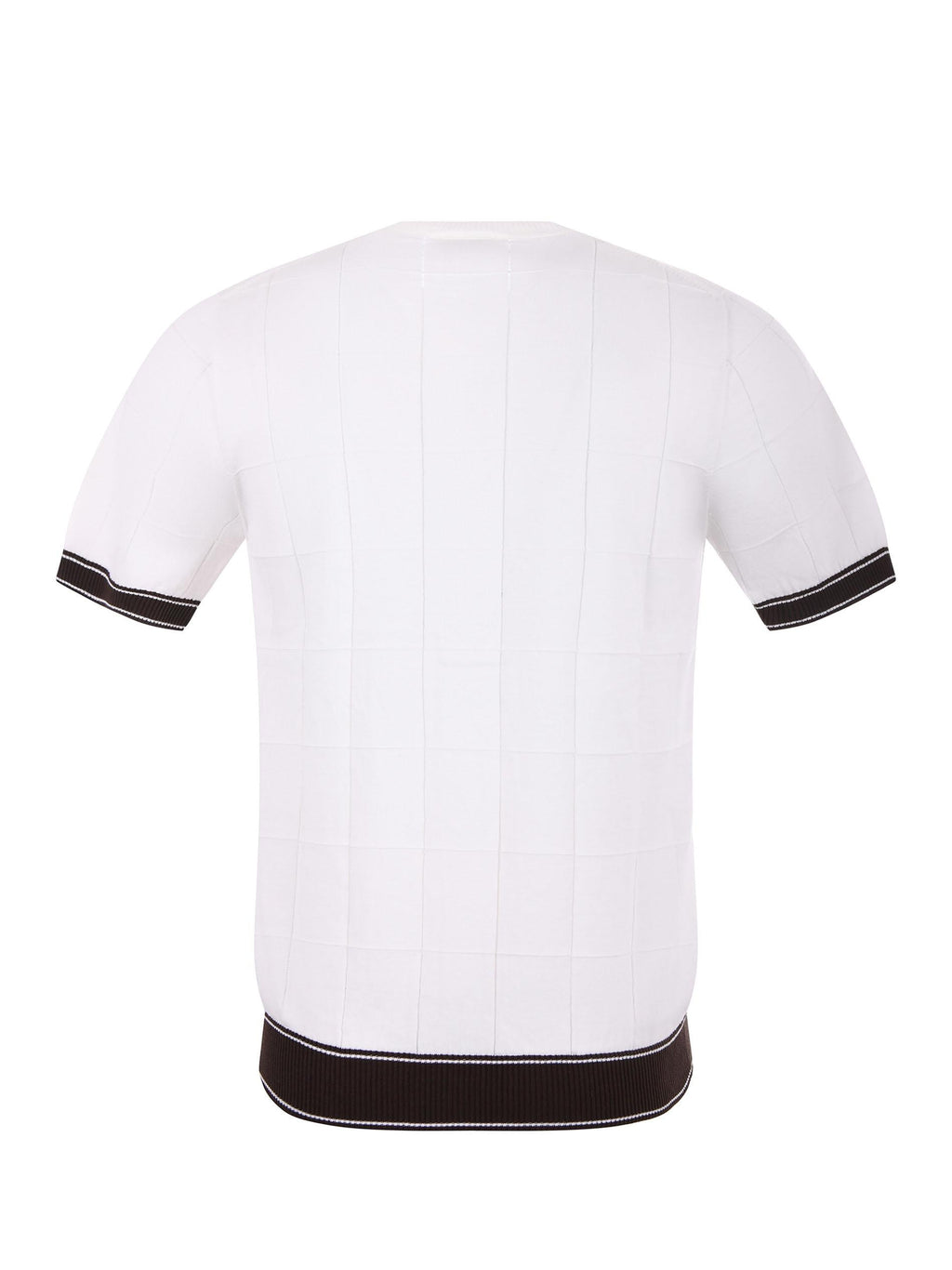 CLAQ T-shirt CQ1200012 WHITE White/brown