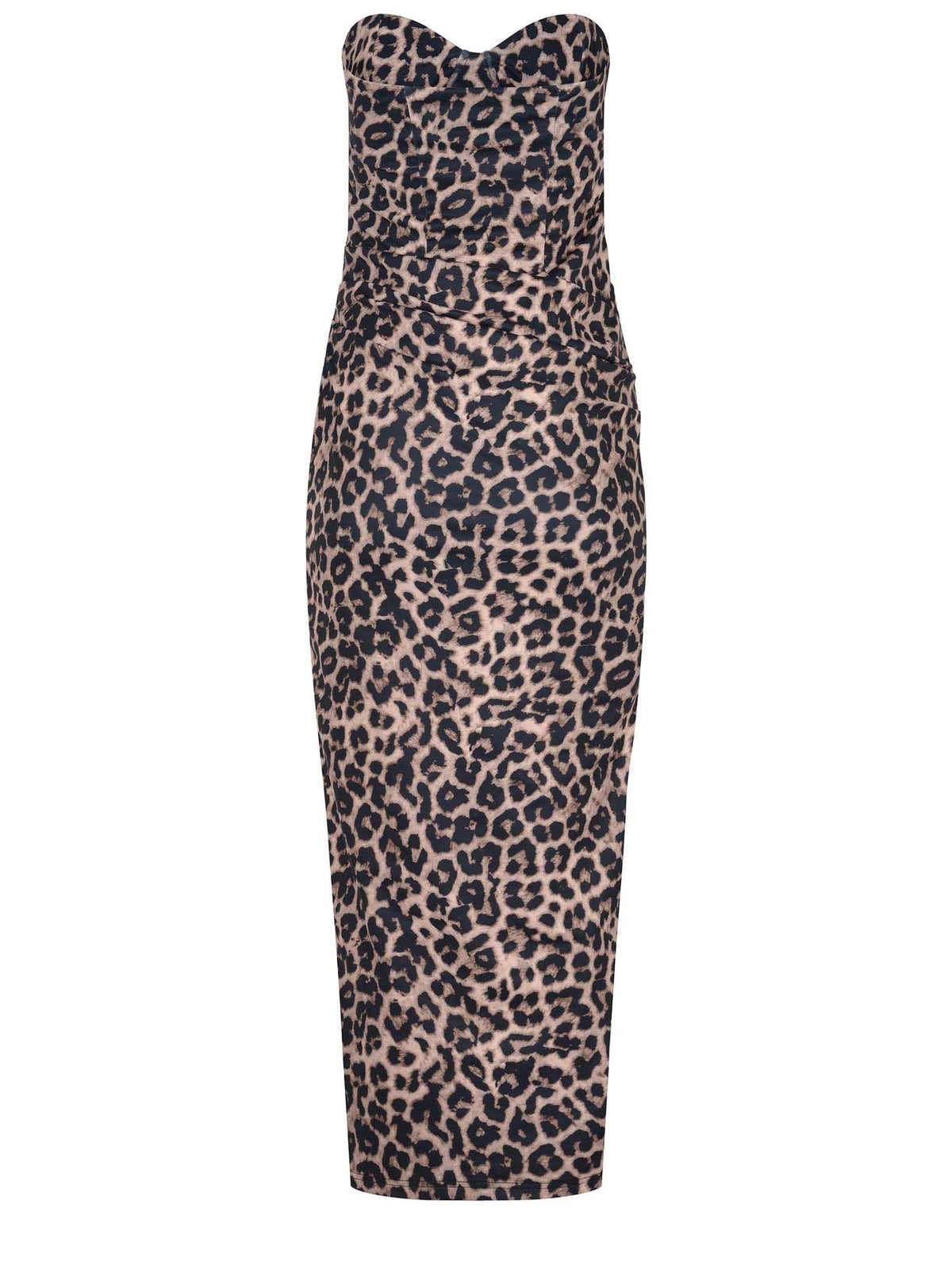 TWENTY FOURHAITCH Dresses A0113-PALAU SPOTTED Leopard Print