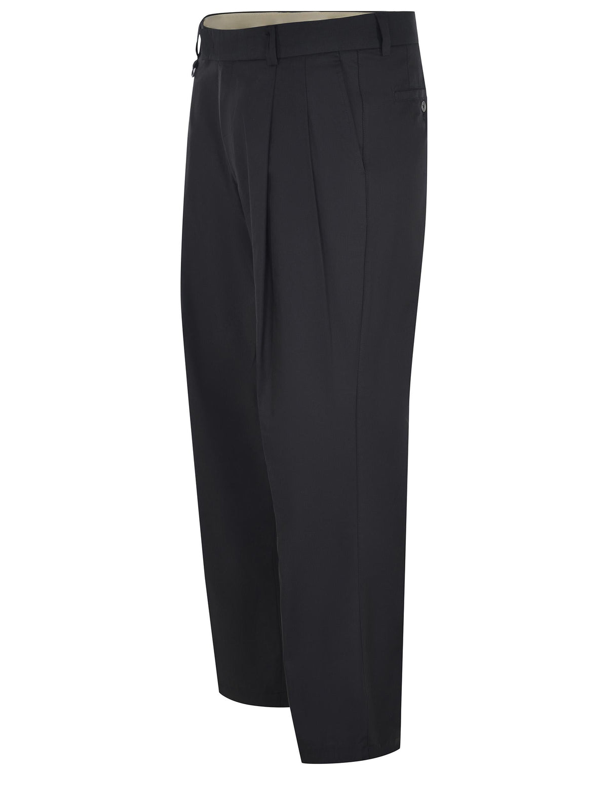PAOLO PECORA Trousers B041 0199-9000 Black