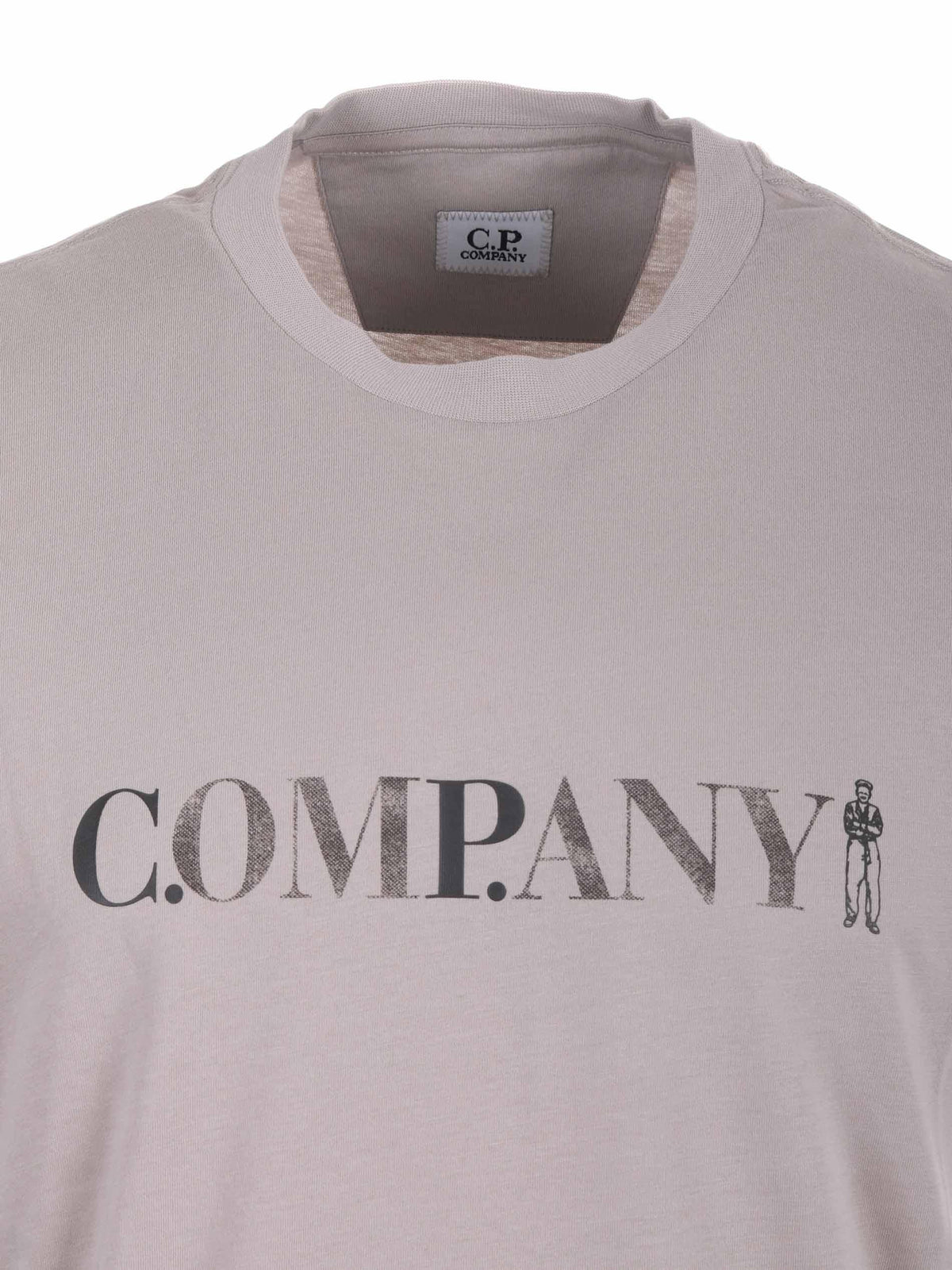 C.P. COMPANY T-shirt CMTS085A 005100W-904 Mastic