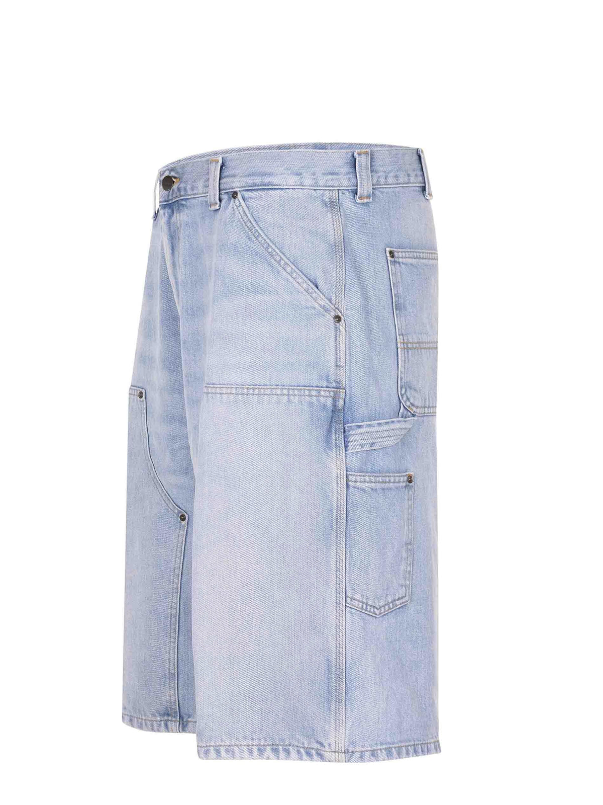 CARHARTT Shorts I036590 01-WU Light Denim