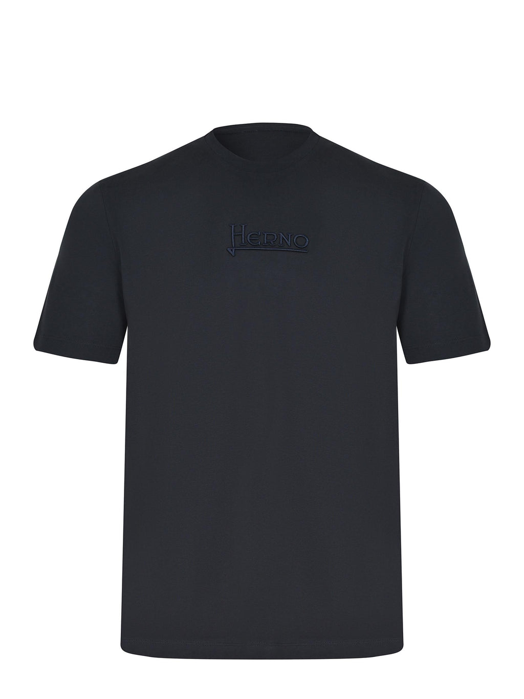 HERNO T-shirt JG000239 52000-9200 Night blue