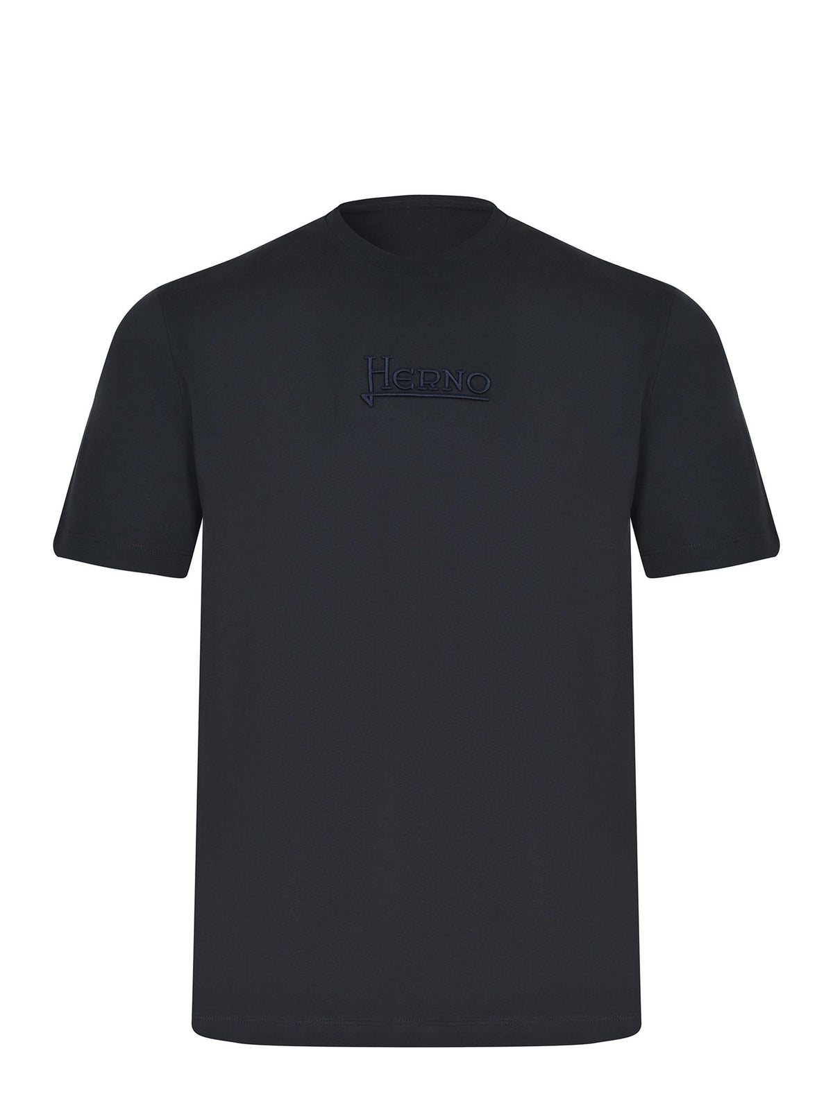 HERNO T-shirt JG000239 52000-9200 Night blue