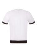 CLAQ T-shirt CQ1200012 WHITE White/brown