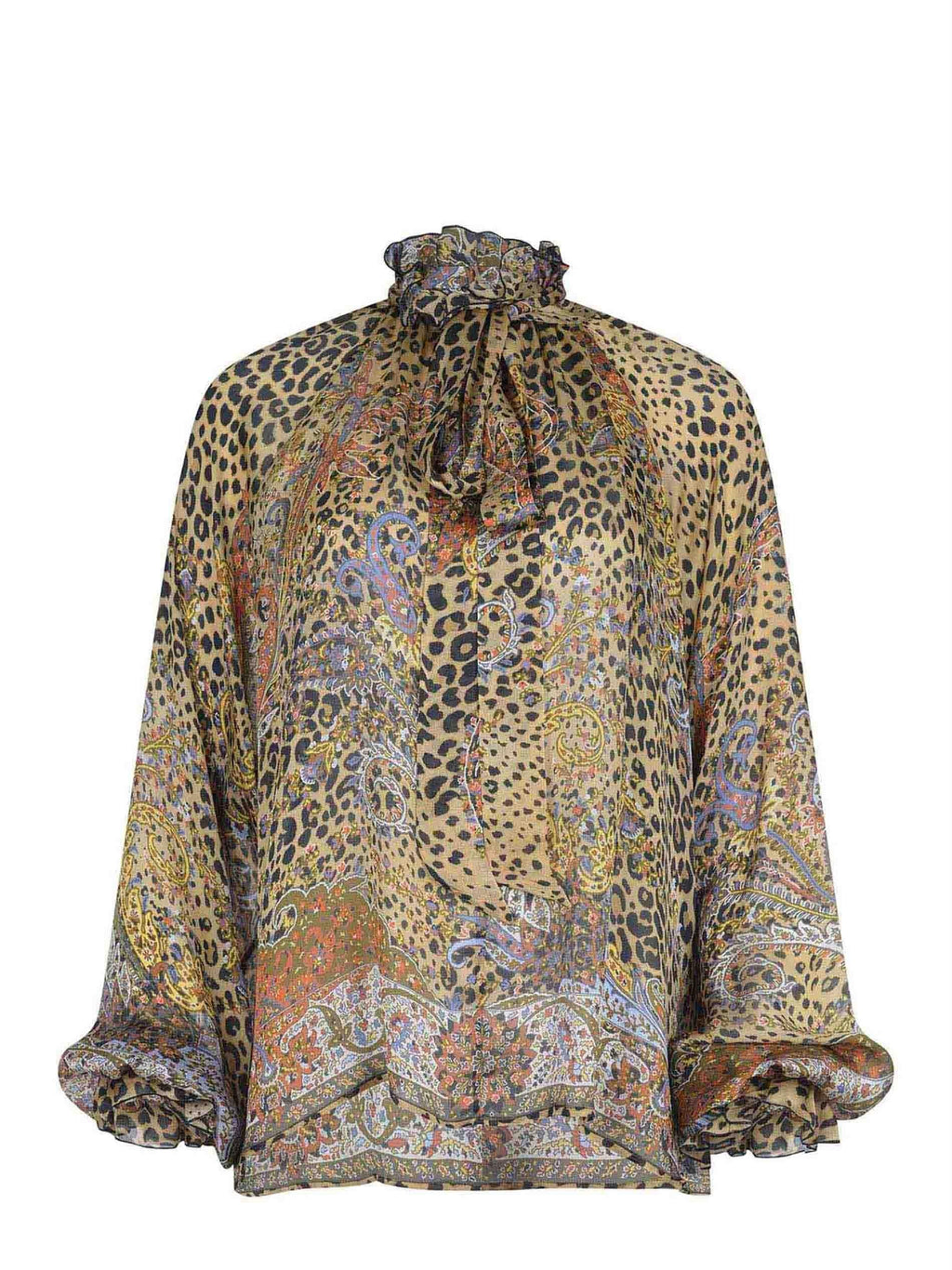 ETRO Blouse WRJA0157 AKH77-X0826 Leopard Print