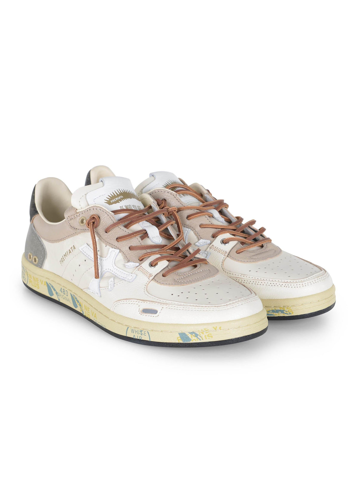 PREMIATA Sneakers BSKTCLAY 8163 White