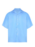MSGM Shirts 4040ME08X 267009-84 Sky Blue