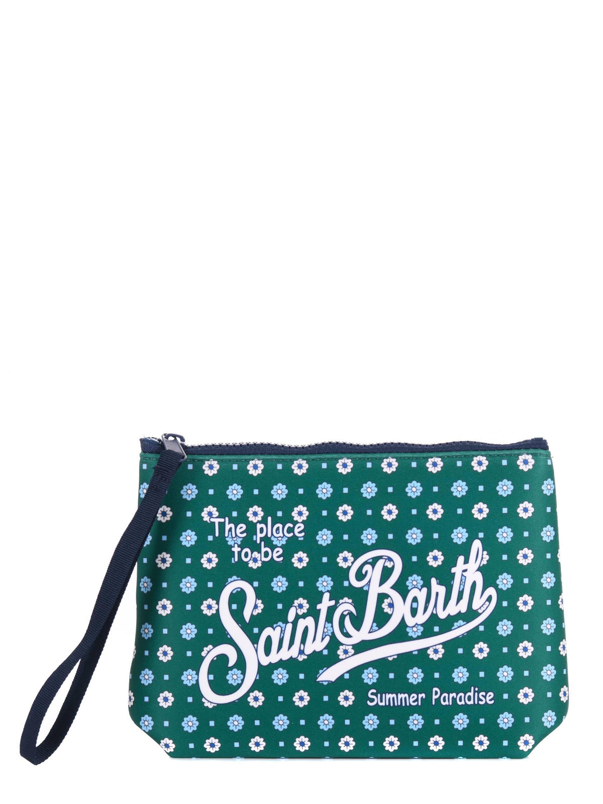 MC2 SAINT BARTH Clutch ALIN001 07695L Green/light blue