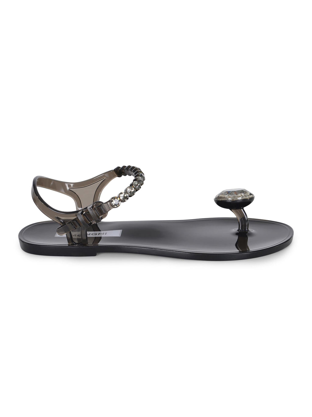 MENGHI Sandals 727-SW BLACK GEL Black