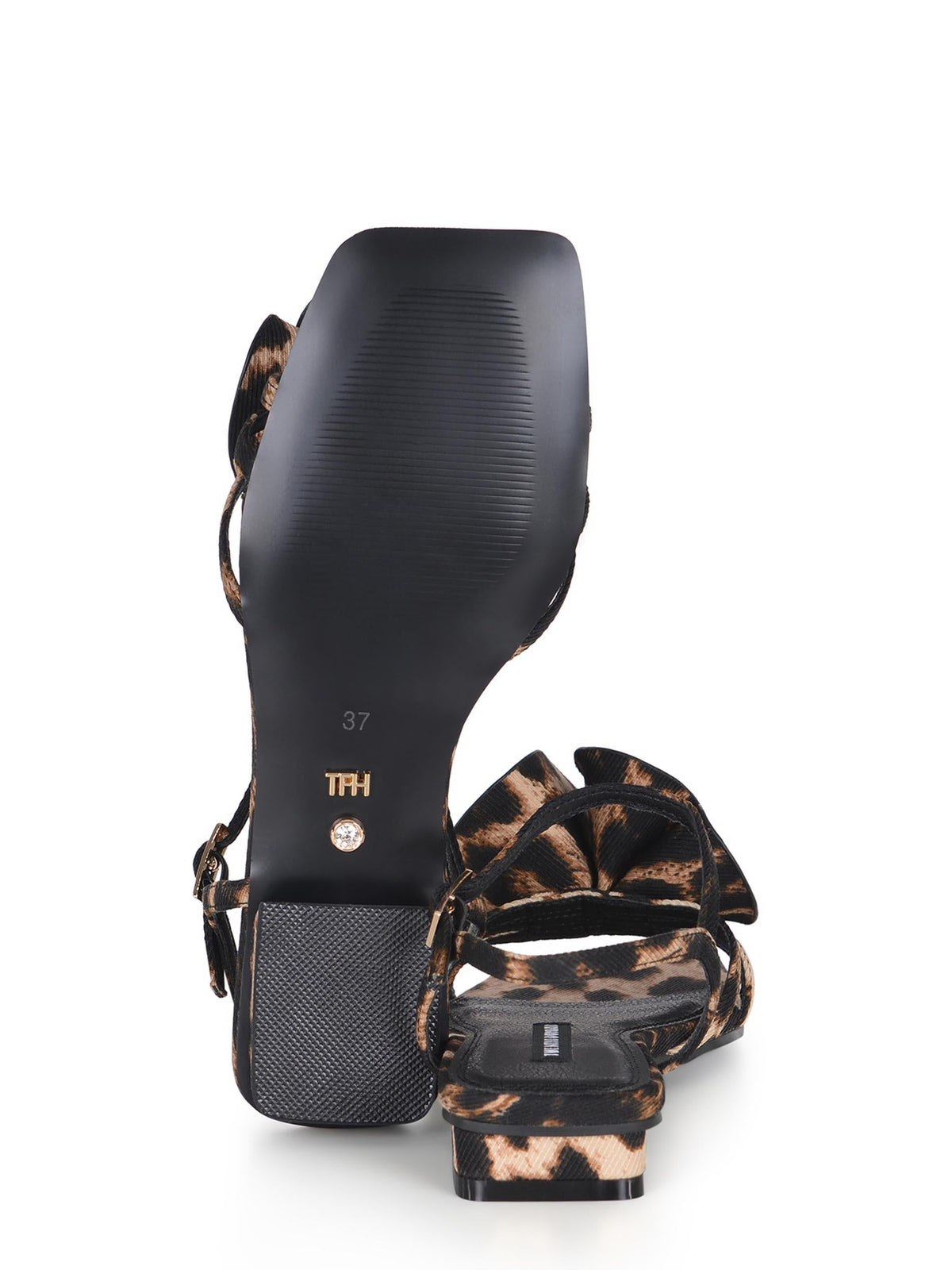TWENTY FOURHAITCH Sandals S0110-VARELA ANIMALIER Leopard Print