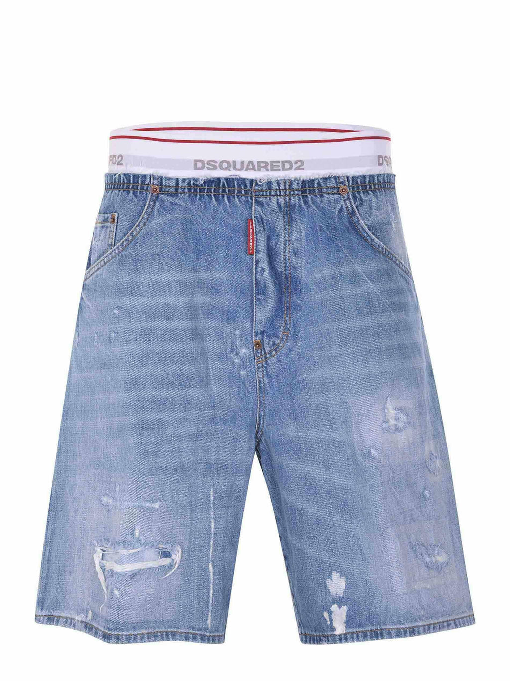 DSQUARED Shorts S71MU0886 D30038-470 Medium Blue